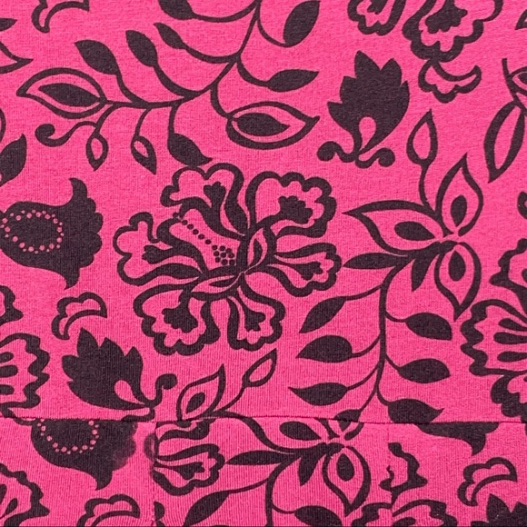 RGL NEW YORK Fuchsia & Black Short Sleeves Dress Size L - Picture 7 of 10